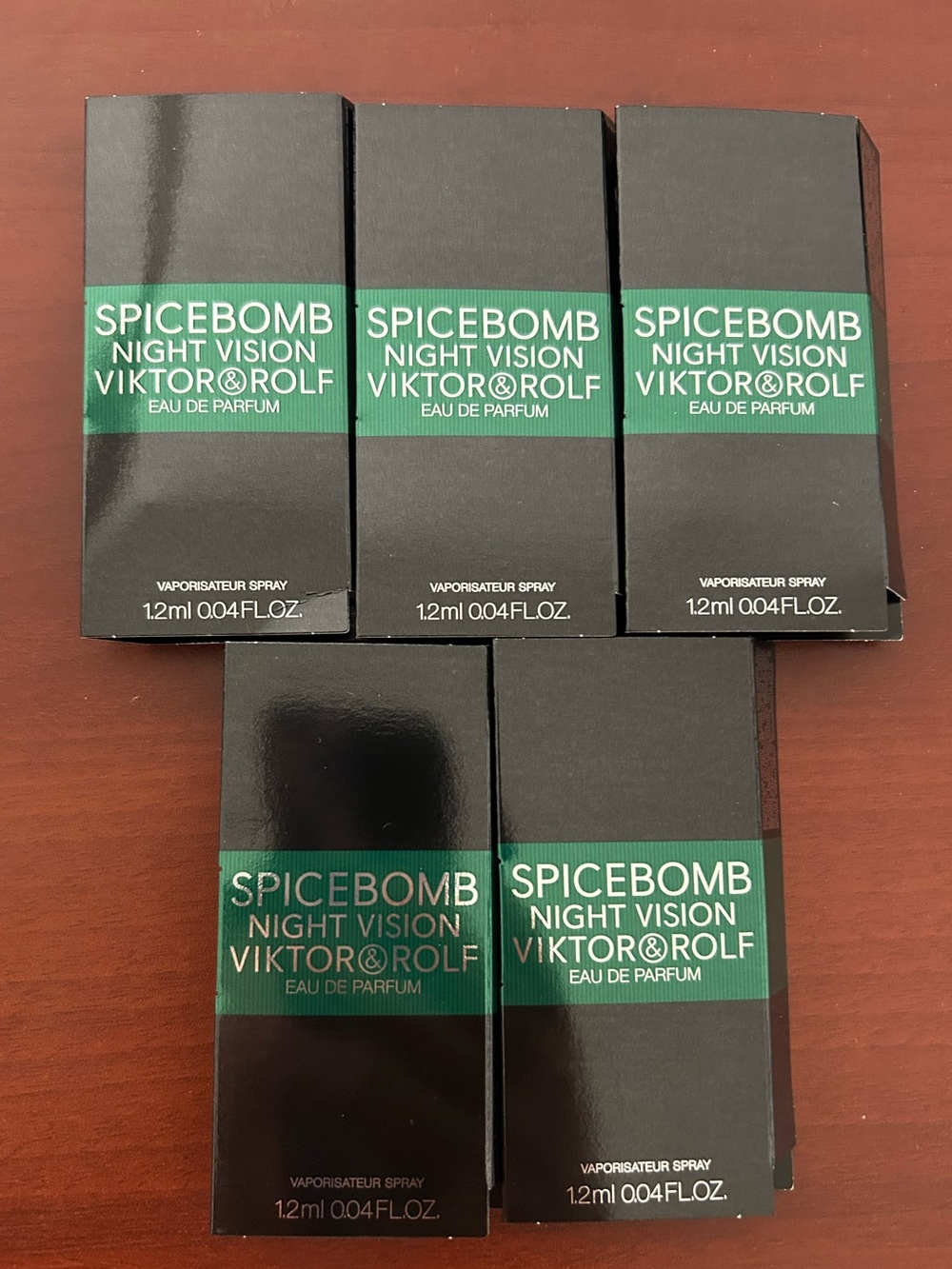 5 pieces Viktor & Rolf Spicebomb Night Vision samples spray set